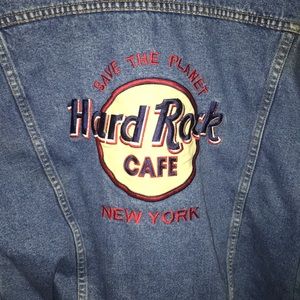 Hard rock vintage denim jacket